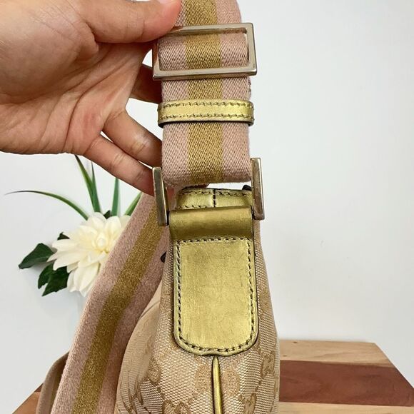 Pre owned GUCCI GG Canvas Sherry Line Shoulder Bag 181092 - Picture 7 of 12